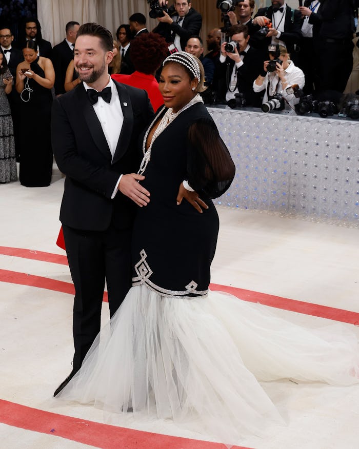 Serena Williams shared a baby bump photo.