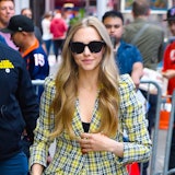 NEW YORK, NEW YORK - MAY 30: Amanda Seyfried is seen arriving at 'Good Morning America'  on May 30, ...