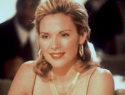 384168 05: Actress Kim Cattrall (Samantha) acts in a scene from the HBO television series "Sex and t...