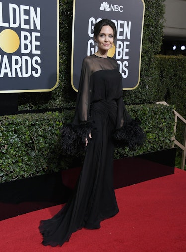 Angelina Jolie attends The 75th Annual Golden Globe Awards 
