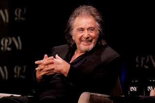 NEW YORK, NEW YORK - APRIL 19: Al Pacino attends a conversation with Al Pacino at The 92nd Street Y,...