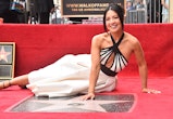 HOLLYWOOD, CALIFORNIA - MAY 30: Ming-Na Wen attends the ceremony honoring her with a Star on the Hol...