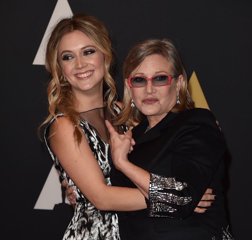 Billie Lourd addressed the claims she didn't invite her mother Carrie Fisher's siblings to her Walk ...