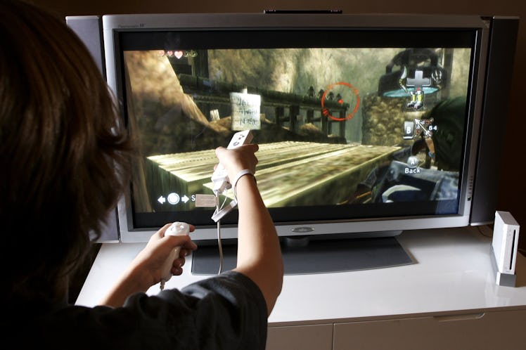 FRANCE - DECEMBER 06:  The New Nintendo Wii Console, A New Way To Play With The Wireless Remote And ...