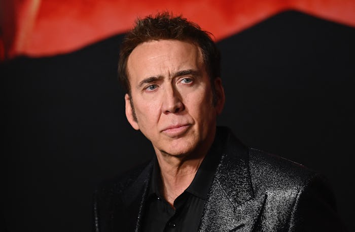 Nicolas Cage remembers being in the womb.