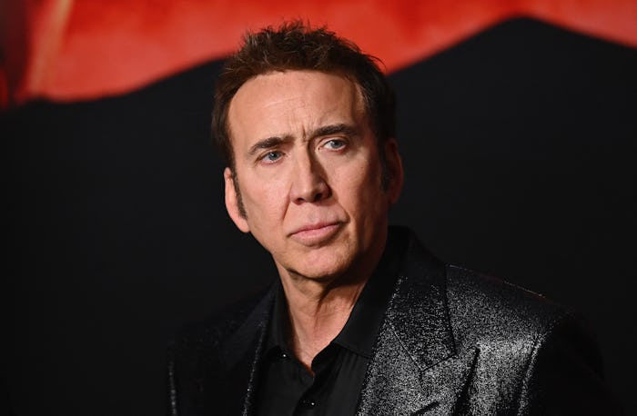 Nicolas Cage remembers being in the womb.