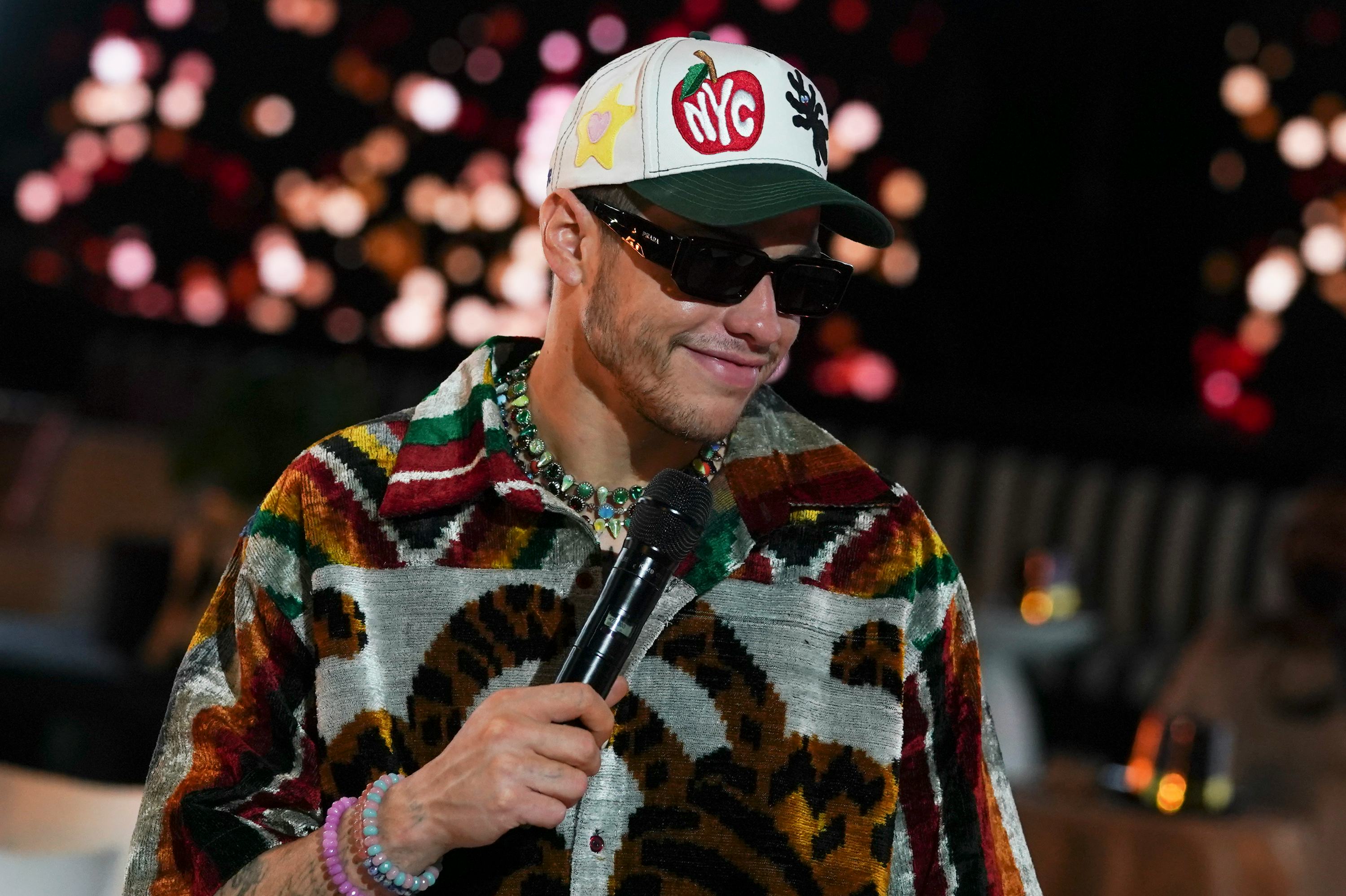 MILEYS NEW YEARS EVE PARTY HOSTED BY MILEY CYRUS AND PETE DAVIDSON &ndash; Pictured: Pete Davidson on Fri&hellip;