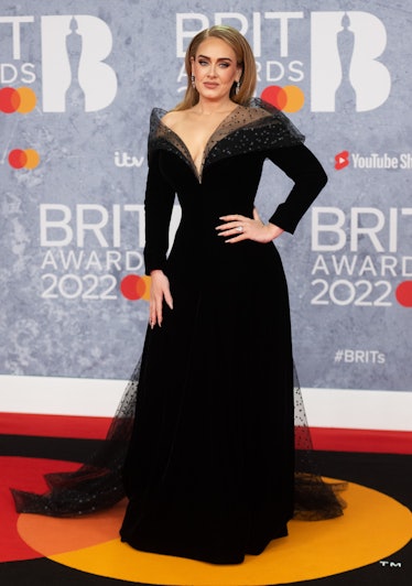 Adele attends The BRIT Awards 2022 at The O2 Arena 