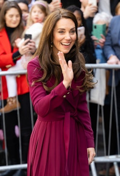 Kate Middleton Wore A Red Jacket