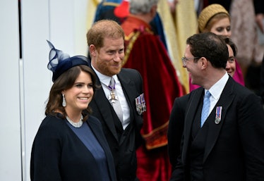 : Prince Harry, Duke of Sussex, Princess Eugenie and her husband Jack Brooksbank