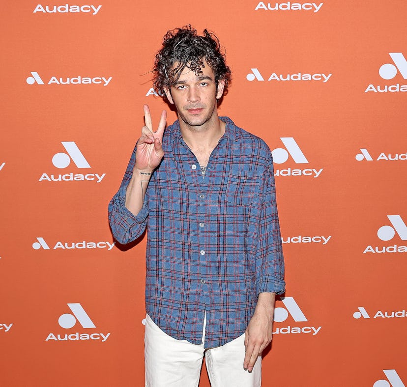 Matty Healy was spotted in the crowd at Taylor Swift's Nashville Eras Tour show amid dating rumors.