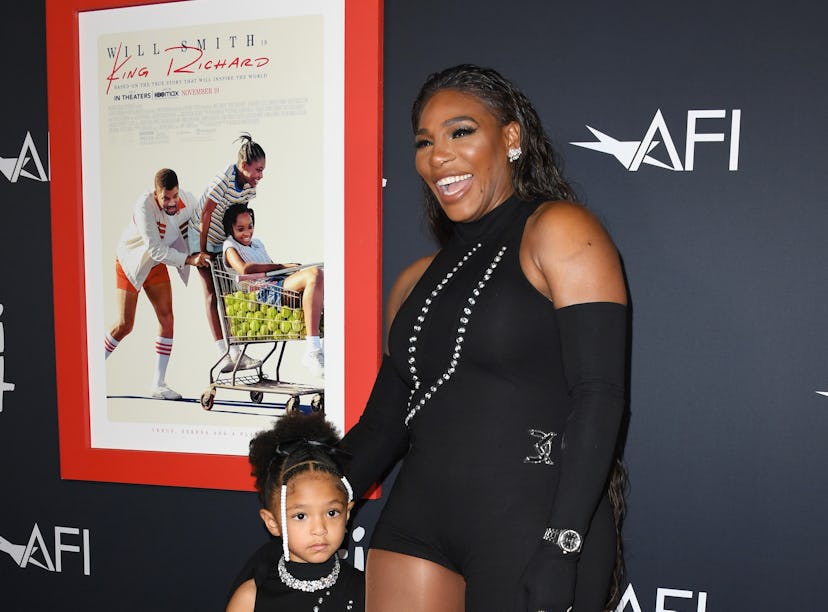 Serena Williams revealed why she kept her pregnancy a secret from her daughter Olympia before her Me...