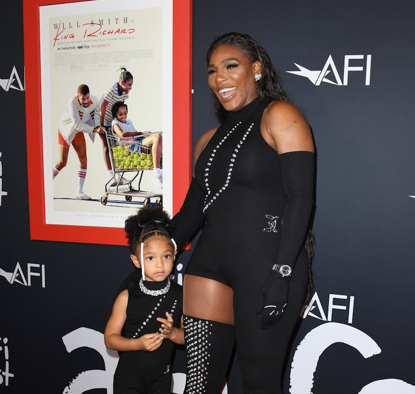 Serena Williams revealed why she kept her pregnancy a secret from her daughter Olympia before her Me...