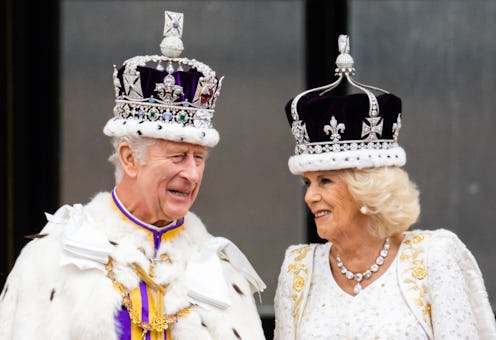 LONDON, ENGLAND - MAY 06: <<enter caption here>> during the Coronation of King Charles III and Queen...