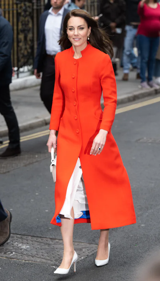 kate middleton orange dress Where to Buy Kate Middleton's Orange Sweater Skirt