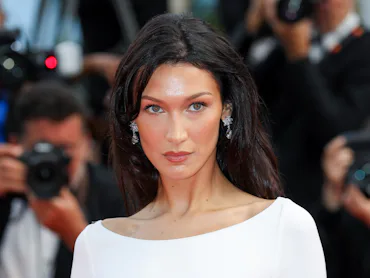 Bella Hadid attends the screening of "Broker (Les Bonnes Etoiles)"