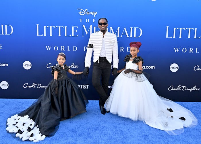 Offset took his daughters to 'Little Mermaid' premiere.