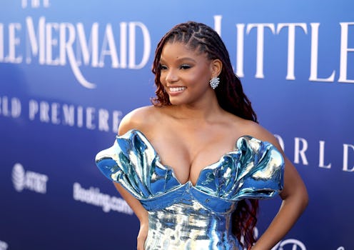 Halle Bailey attends 'The Little Mermaid'  premiere in May 2023.