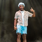 CHICAGO, ILLINOIS - JULY 30: Tyler the Creator performs during 2021 Lollapalooza at Grant Park on Ju...