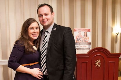 Anna Duggar and Josh Duggar pose during the 42nd annual Conservative Political Action Conference (CP...