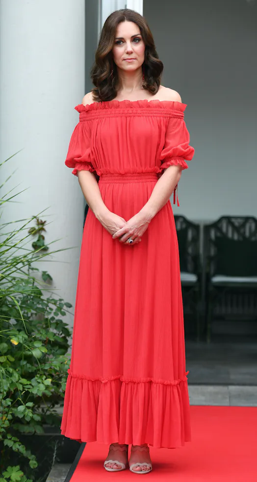 kate middleton beach dress Kate Middleton Glows in Two Sky Blue Sundresses for New Video