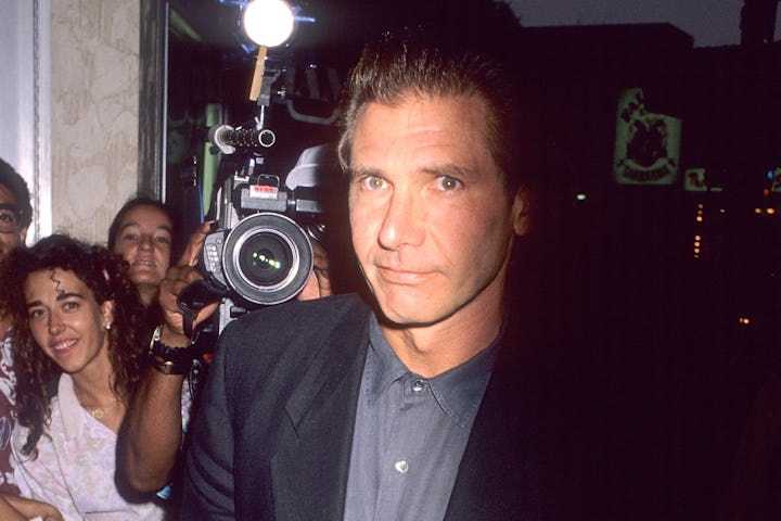 WESTWOOD, CA - JULY 25: Actor Harrison Ford attends the "Presumed Innocent" Westwood Premiere on J...