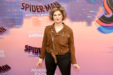 LOS ANGELES, CALIFORNIA - MAY 30: Amy Pascal attends the world premiere of "Spider-Man: Across The S...