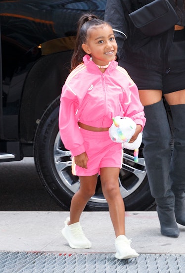 Kim Kardashian, Jonathan Cheban and North West go on a ice cream date with a young friend 