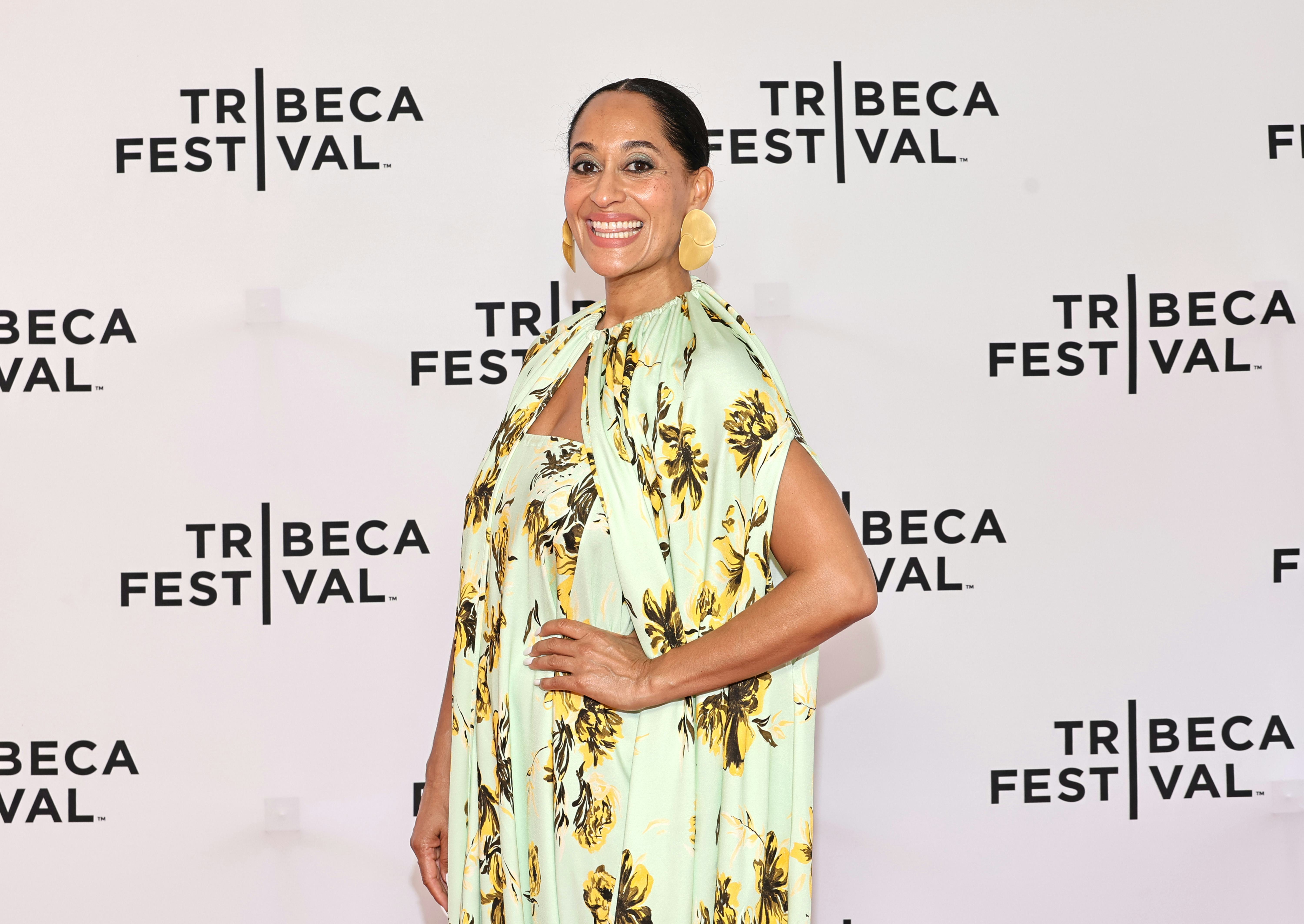 NEW YORK, NEW YORK - JUNE 11: Tracee Ellis Ross attends the "Cold Copy" premiere during the 2023 Tri...