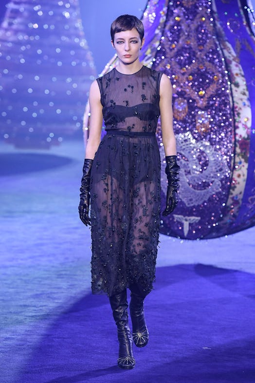 A model walks the runway during the Dior Ready to Wear Fall/Winter 2023-2024 fashion show