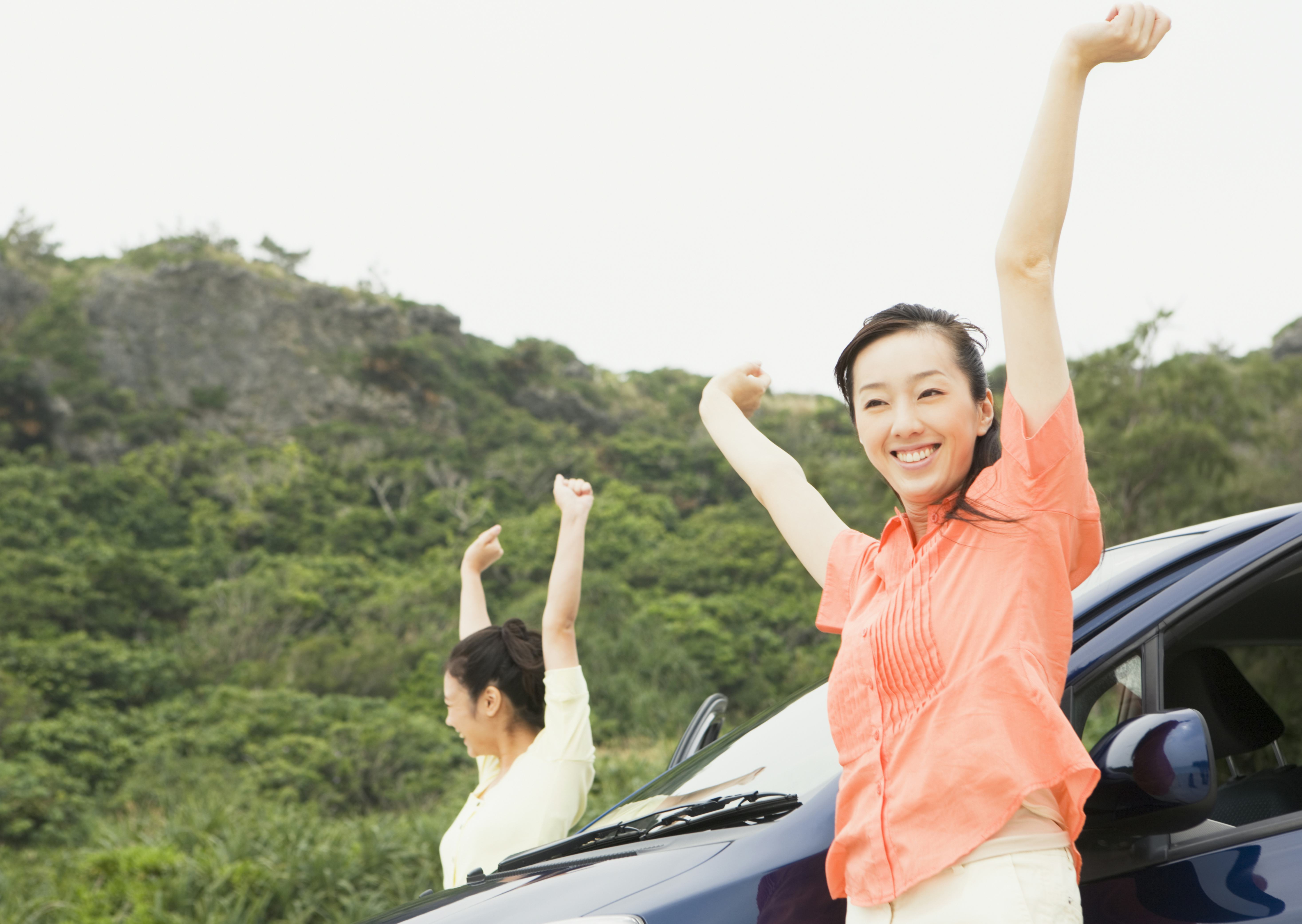 Stretch tight wrists with wrist rotations.