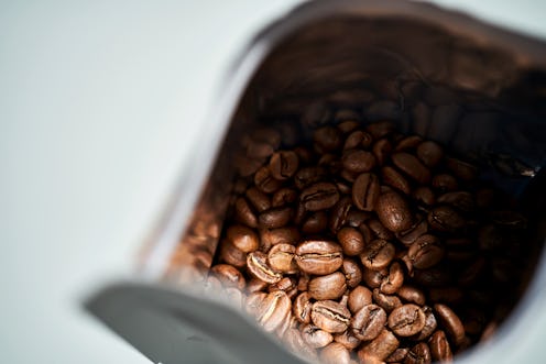 A pack of coffee beans.