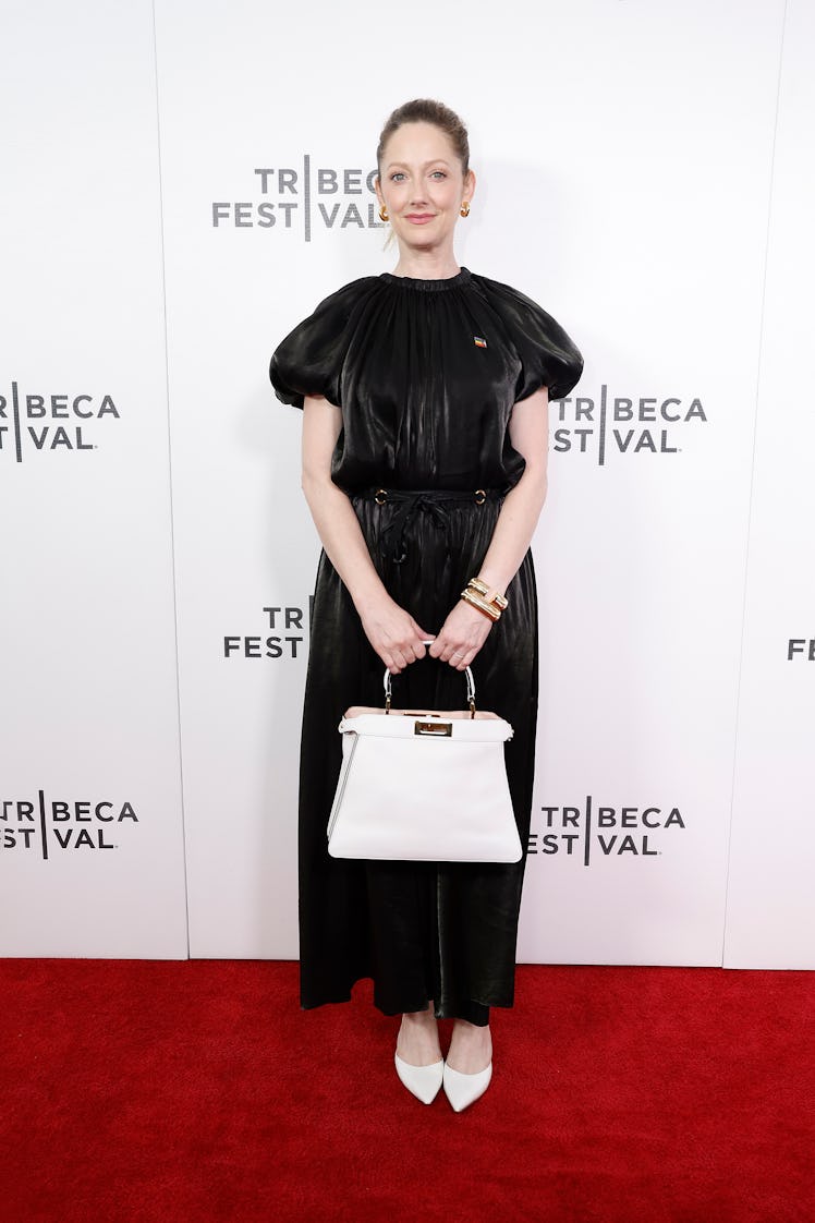 Judy Greer attends the premiere of "Eric LaRue" during the 2023 Tribeca Festival 