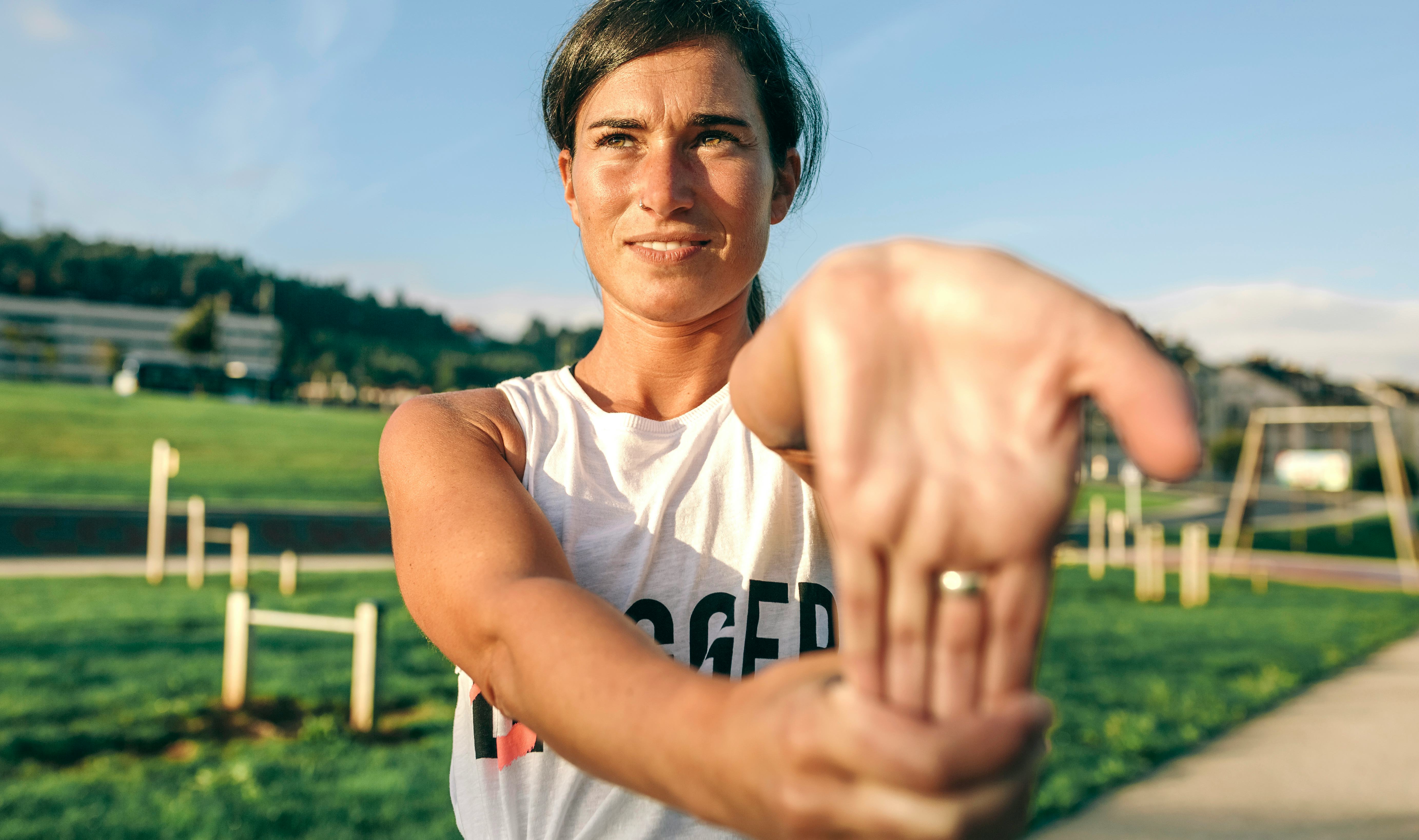 Wrist stretches are a big help after driving long hours.