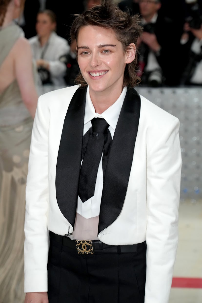 NEW YORK, NEW YORK - MAY 01: Kristen Stewart attends the 2023 Met Gala Celebrating "Karl Lagerfeld: ...