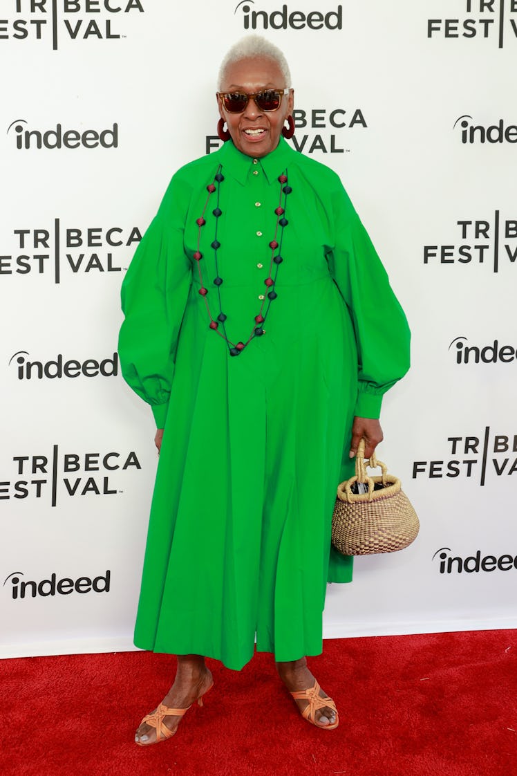 NEW YORK, NEW YORK - JUNE 13: Bethann Hardison attends the "Invisible Beauty" premiere during the 20...