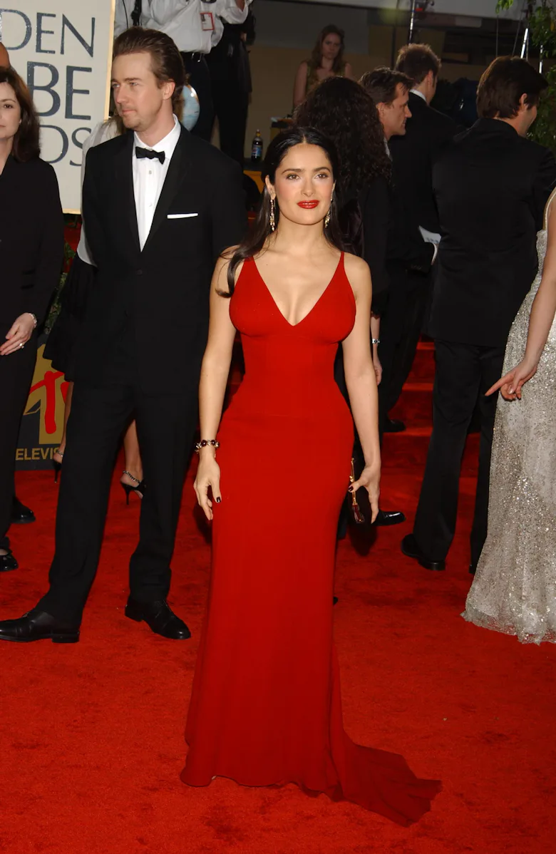 Salma Hayek's Best Red Carpet Looks: From '90s Slips to Couture Salma Hayek's Best Red Carpet Looks: From '90s Slips to Couture