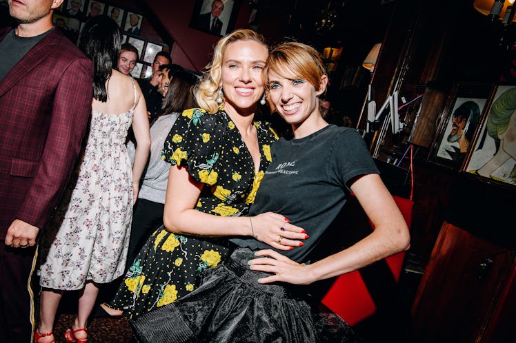 Scarlett Johansson and Maya Hawke at the New York premiere of "Asteroid City" 