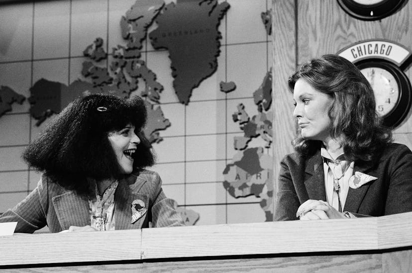 SATURDAY NIGHT LIVE -- Episode 20 -- Air Date 05/24/1980 -- Pictured: (l-r) Gilda Radner as Roseanne...