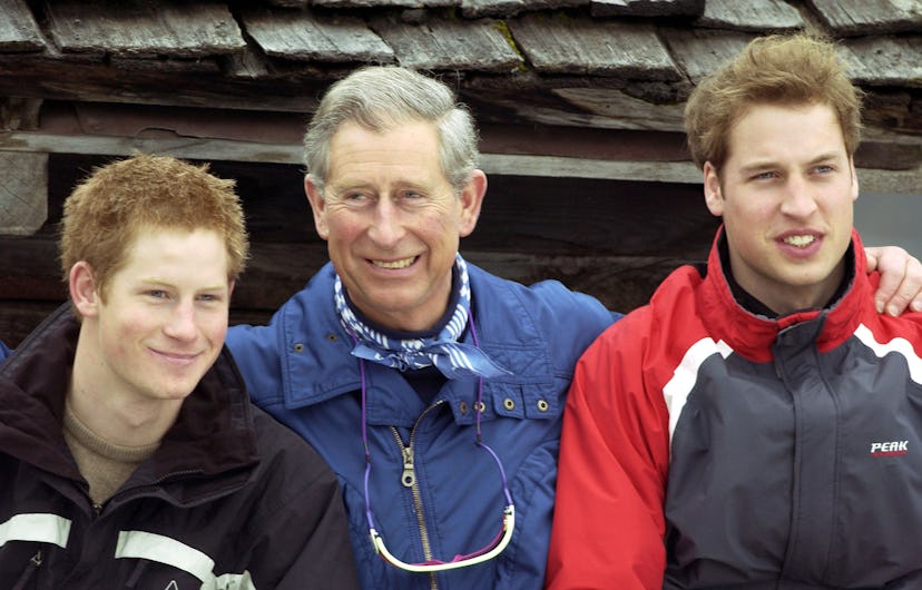 Prince Charles had a great time on the slopes with his boys.
