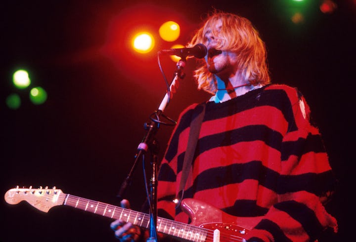 Kurt Cobain of Nirvana (Photo by KMazur/WireImage)
