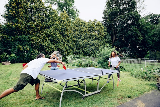 ping pong is a fun and friendly activity to play on father's day