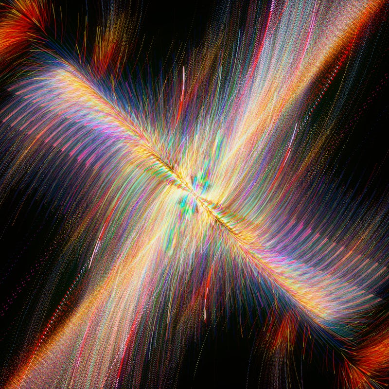 Spectral data 5G data Visualization signal glow