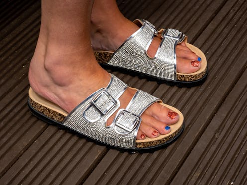 Here are red, white, and blue toenail ideas for your Fourth of July 2023 pedicure.