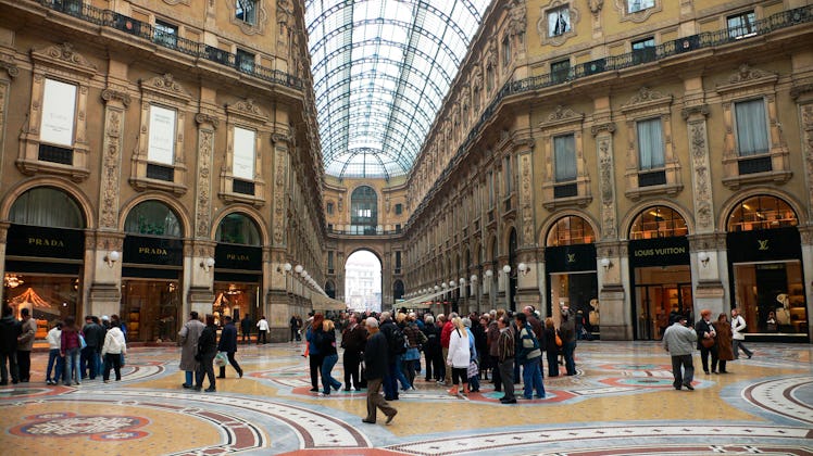 Galleria Vittorio Emanuele II in Milan (Photo by: Universal Archive/Universal Images Group via Getty...