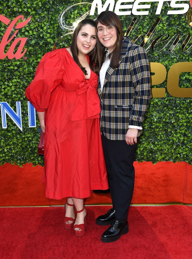 Beanie Feldstein and Bonnie Chance Roberts arrives at the 7th Annual Gold Meets Golden.