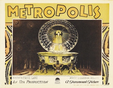 Lobby Card "Metropolis" by Fritz Lang, 1927. Private Collection. Creator: Anonymous. (Photo by Fine ...