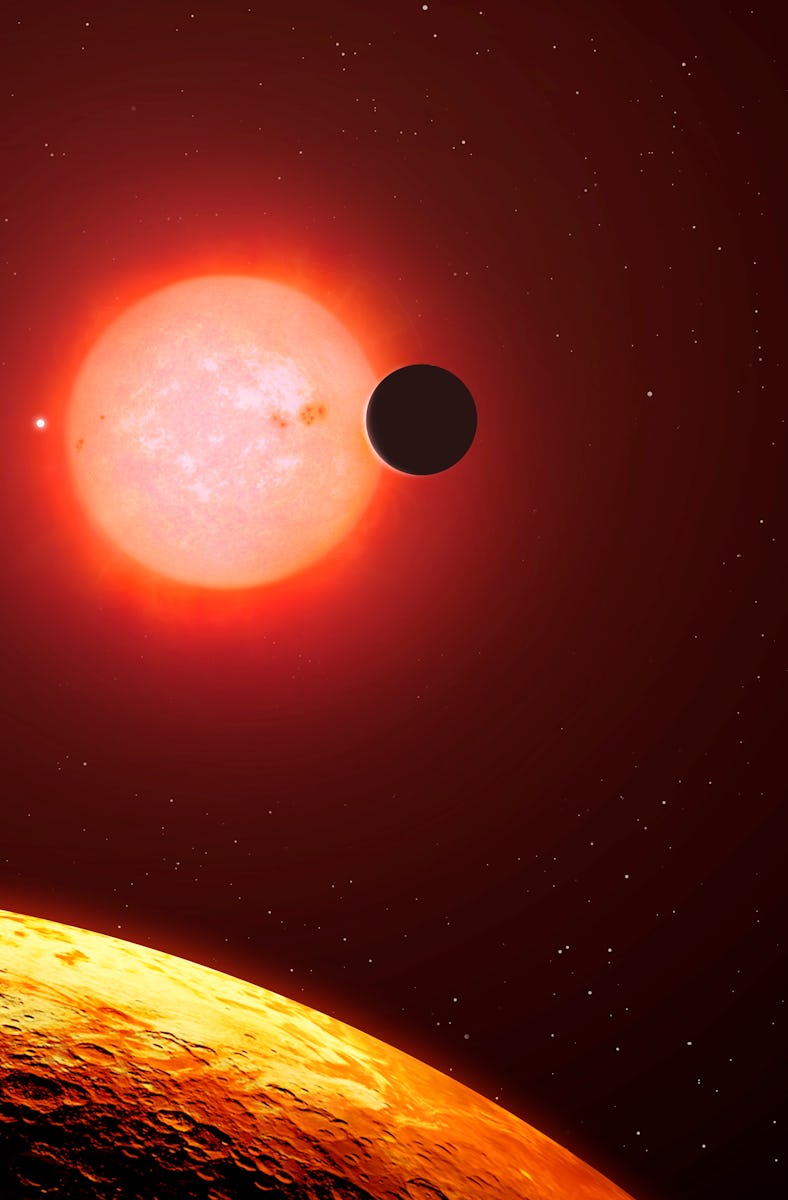Trappist-1 is a red-dwarf star, the most common variety, located some 40 light-years away in Aquariu...