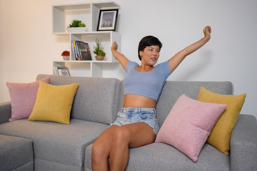 How to do a hip stretch.