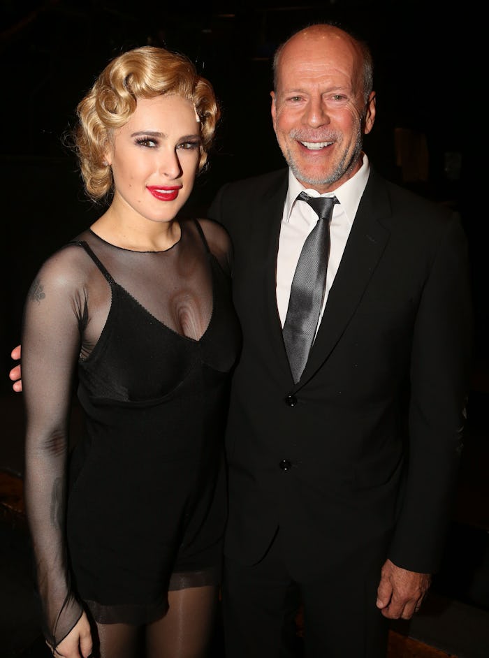 Bruce Willis is a proud grandpa.